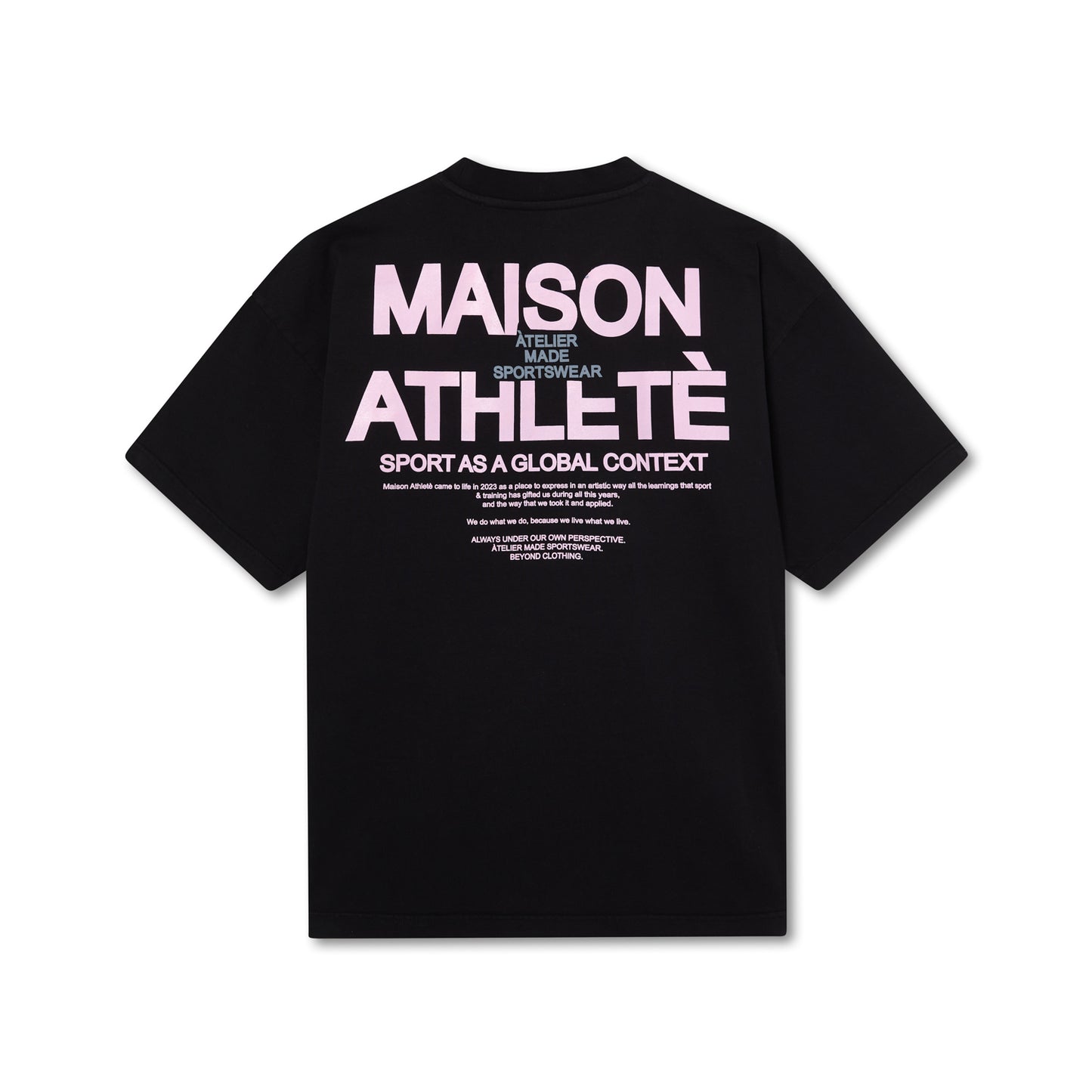 MAISON HEAVY T SHIRT BLACK 330GSM