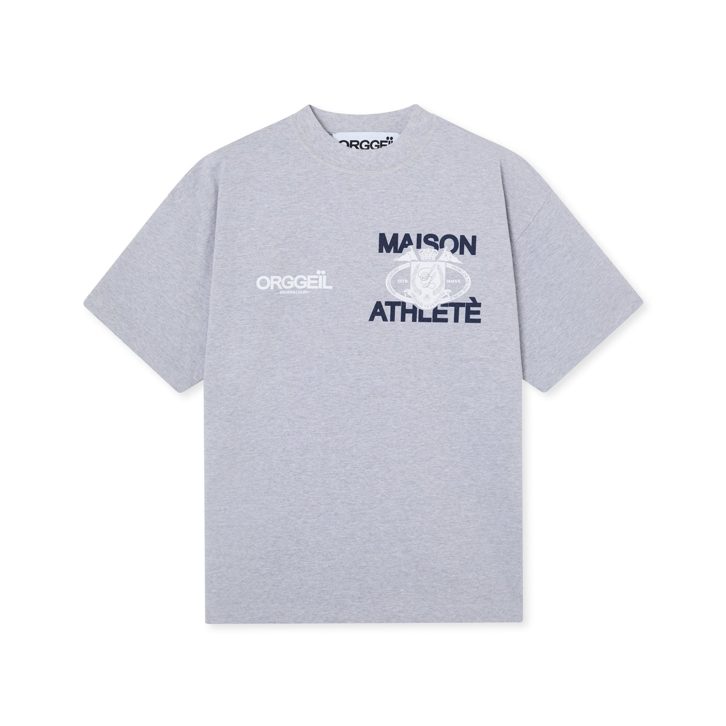 MAISON HEAVY T SHIRT GREY 330GSM